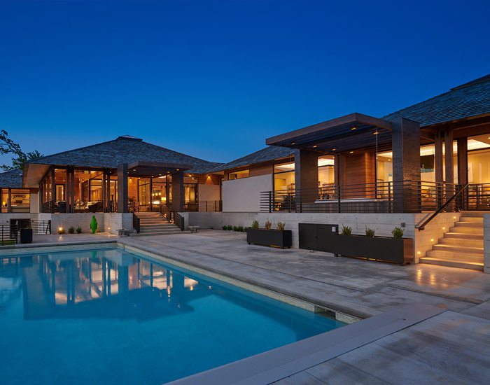 Exterior pool at the home in Joplin