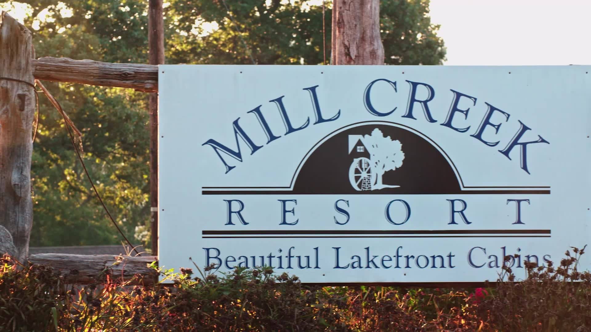 Entrance at Mill Creek Resort