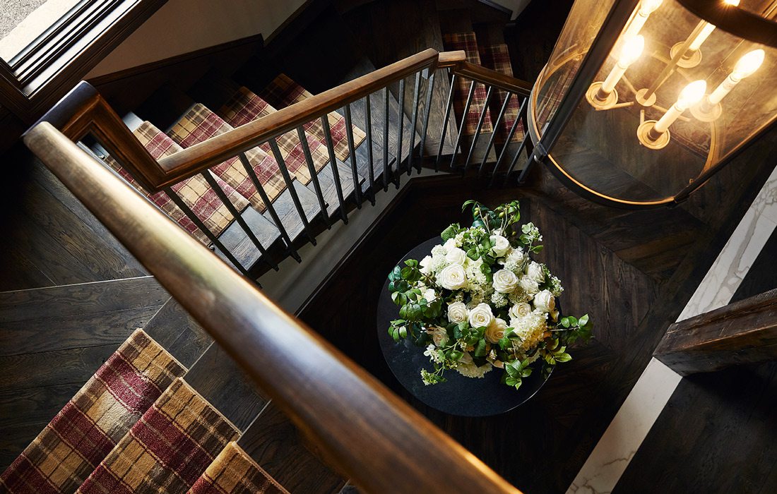 Staircase looking down