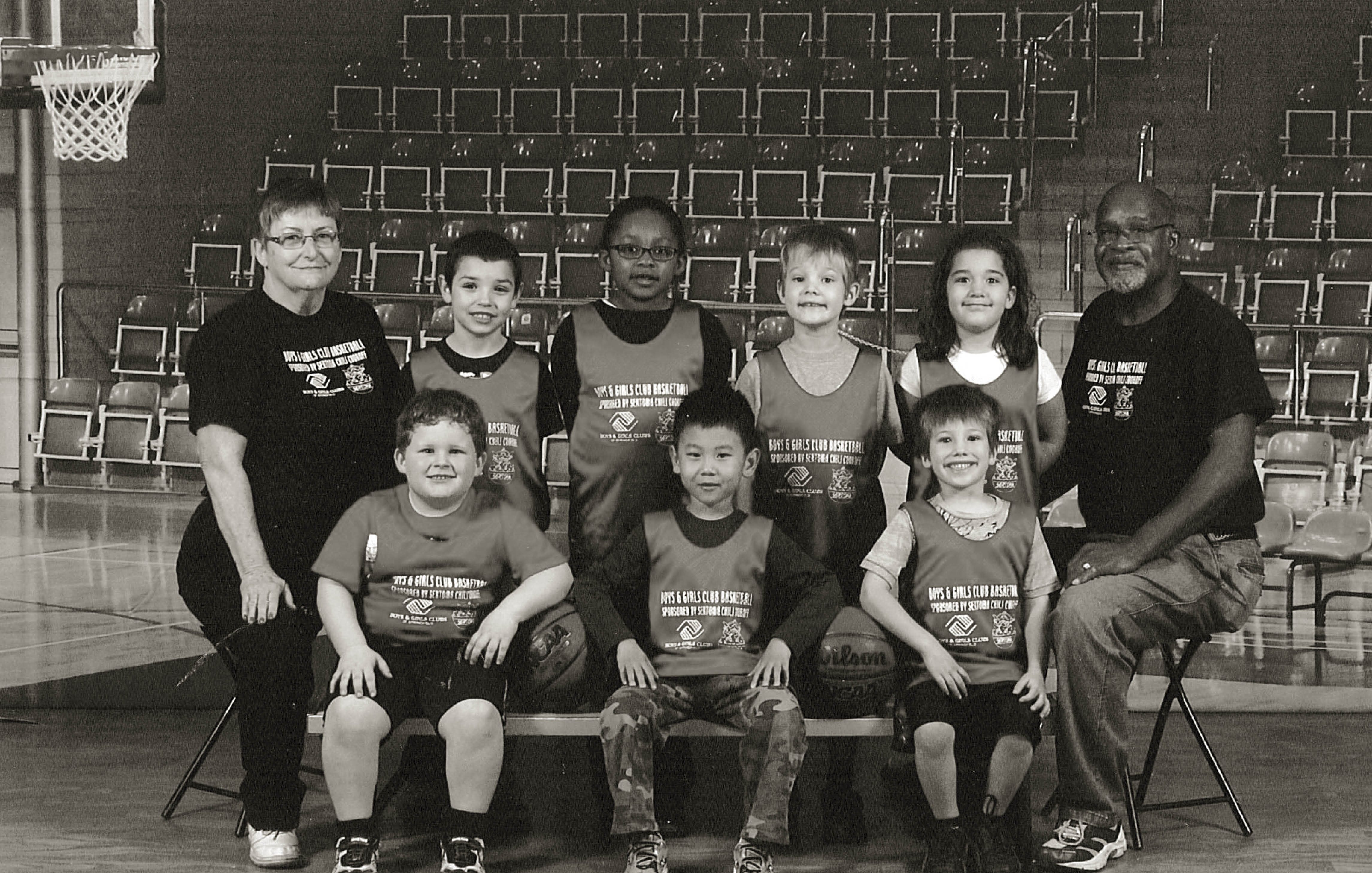 Billy Gene Cooper with Springfield Public Schools students