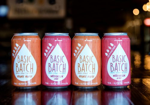 Basic Batch Hard Seltzer Cans from 4 By 4 Brewing Company in Springfield MO