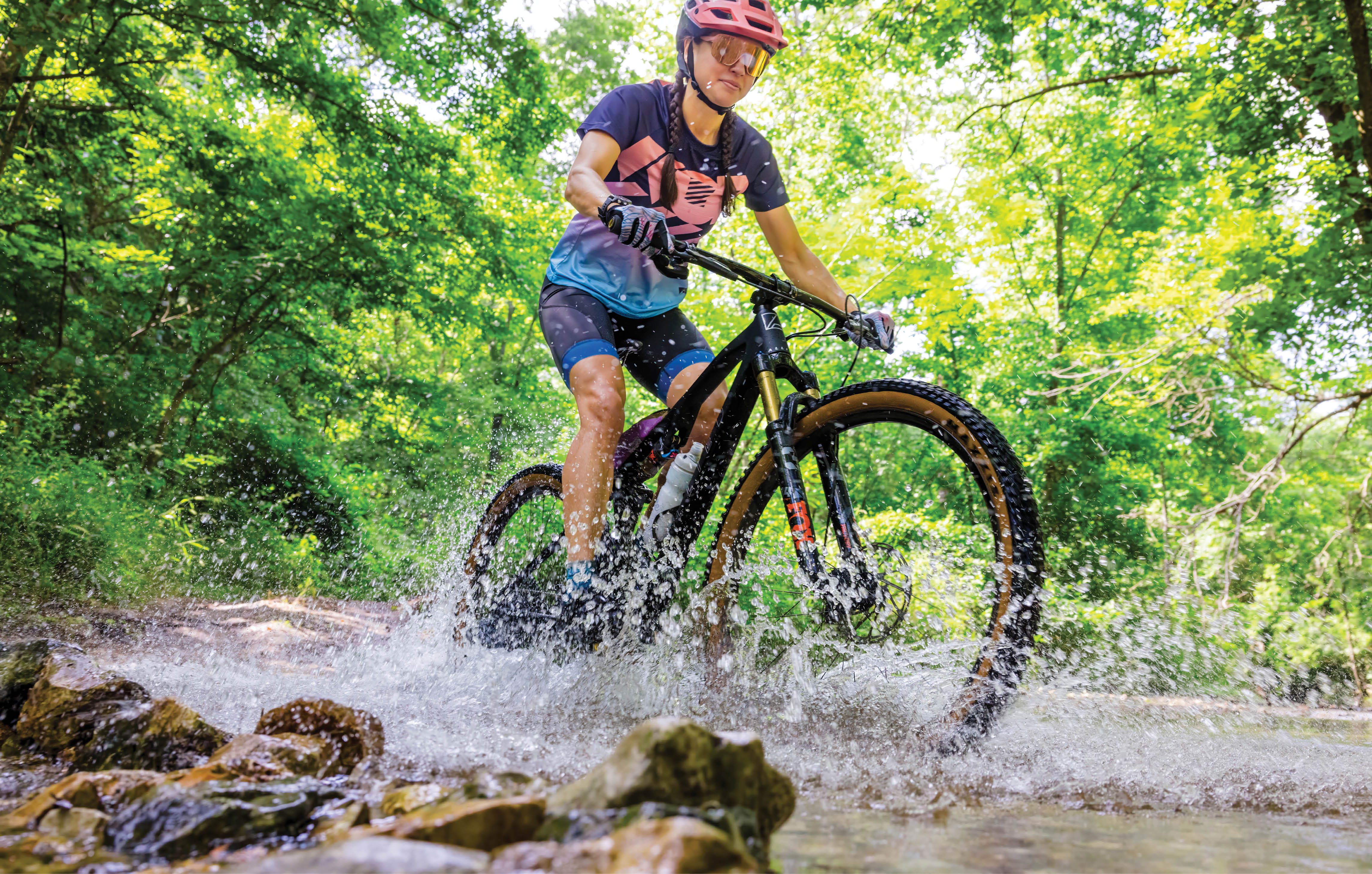 Biking trail in Arkansas.