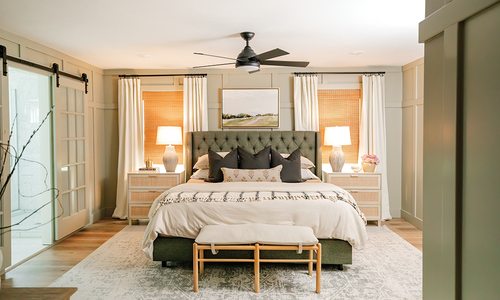 Bedroom in Bolivar MO home.