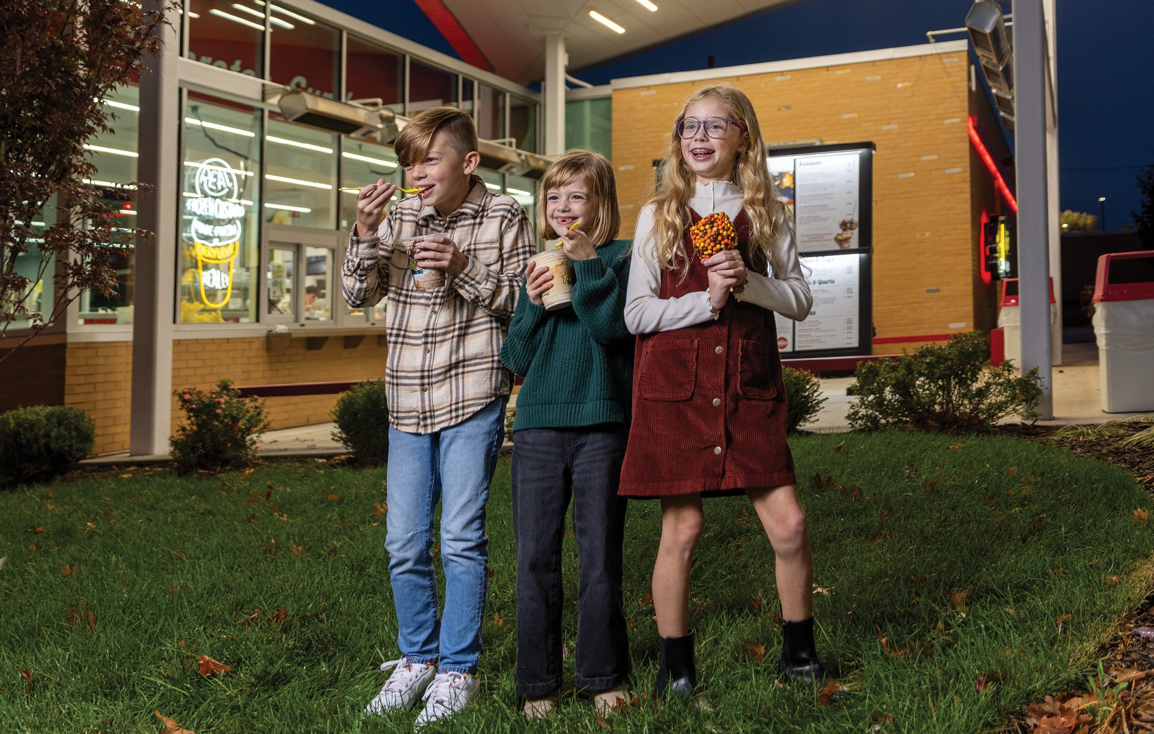 Outside Andy's Frozen Custard
