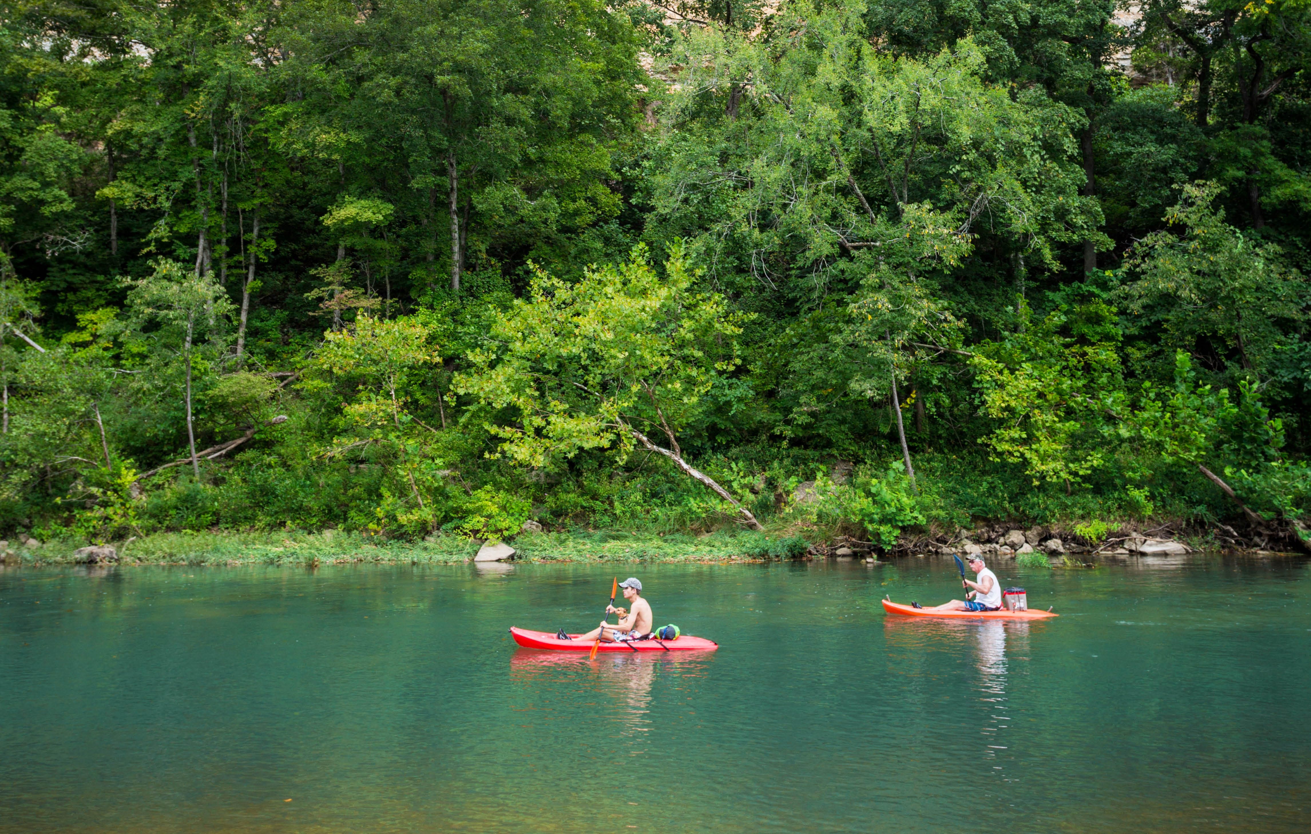 Floating in the Ozarks