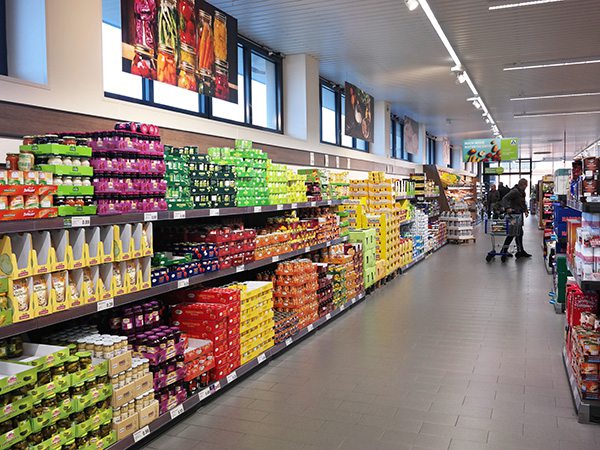 Supermarket interior Shutterstock