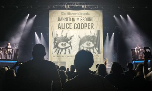 Alice Cooper stage show at Juanita K. Hammons Hall in Springfield MO