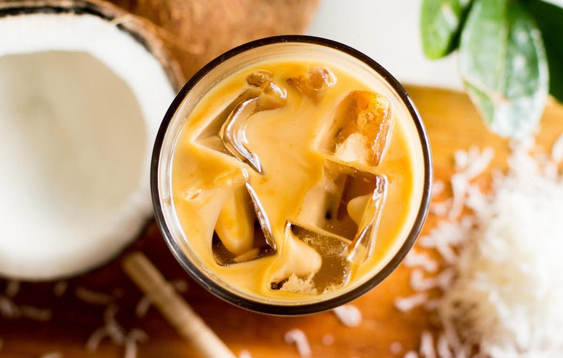 Easy Caramel Iced Coffee - Bright-Eyed Baker