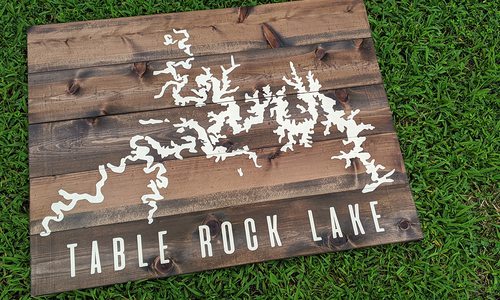Table Rock Lake custom art