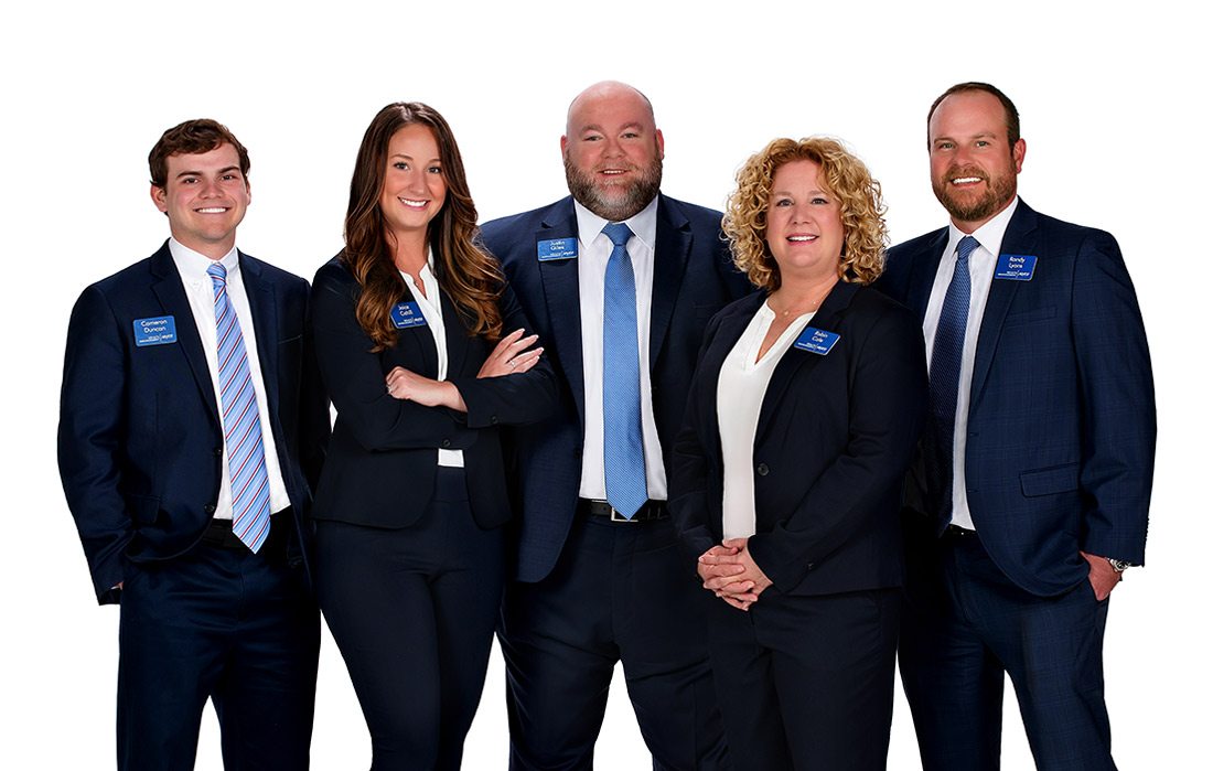 Cameron Duncan, Client Advisor; Jaice Cahill, Client Advisor; Justin Giles, Vice President Client Advisor;  Robin Cole, Registered Sales Assistant; Randy Lyons, Senior Vice President Senior Client Advisor