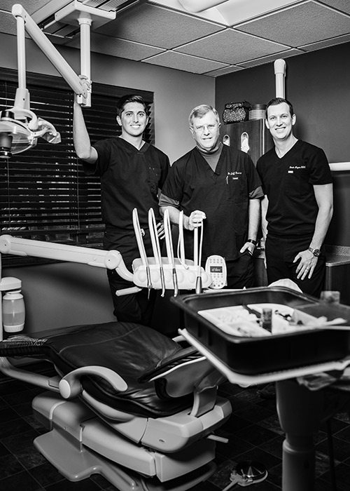 Brandon Kratz, Jeffrey Dorman and Derek Magers of Ascend Dental Design in Springfield MO
