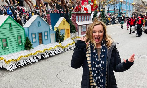 Ashley Berry at the Chicago Thanksgiving Day Parade