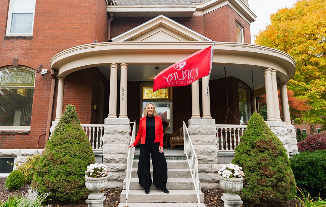 Wendy Cloyd at Drury University presidential residence