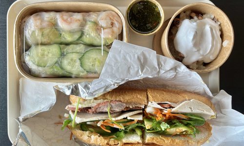 Food from Bánh Mì & Me in Springfield, MO.