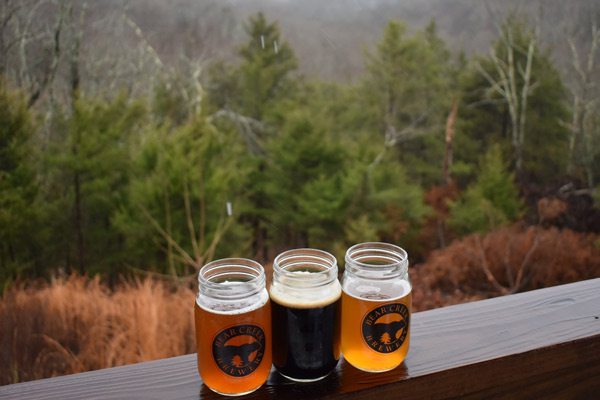 Bear Creek beer glasses