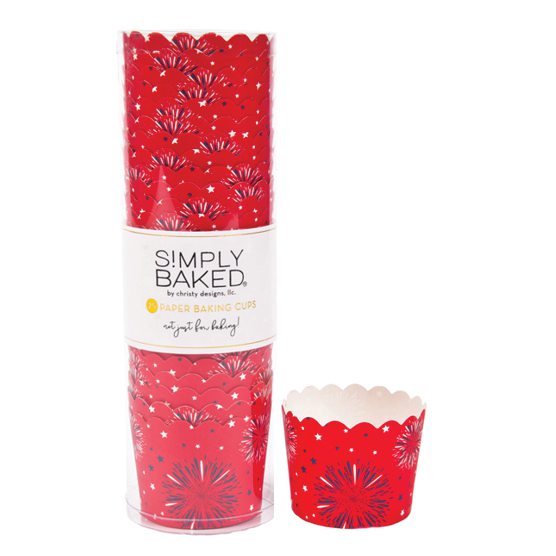 Fourth of July Baking Cups by Simply Baked at Baglady Boutique