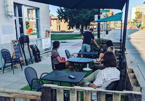 Patio outside Druff's