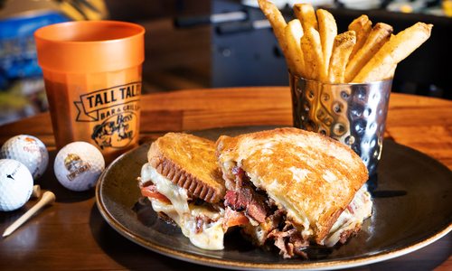 Smoked Brisket Grilled Cheese at Tall Tales Bar & Grill