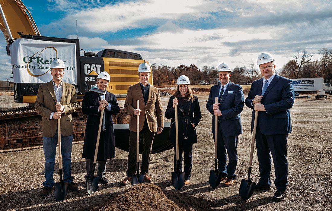 Groundbreaking ceremony BigShots Golf