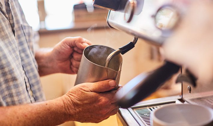 Big Momma's Coffee & Espresso Bar offers specialty coffee, seasonal drinks and non-coffee drinks.