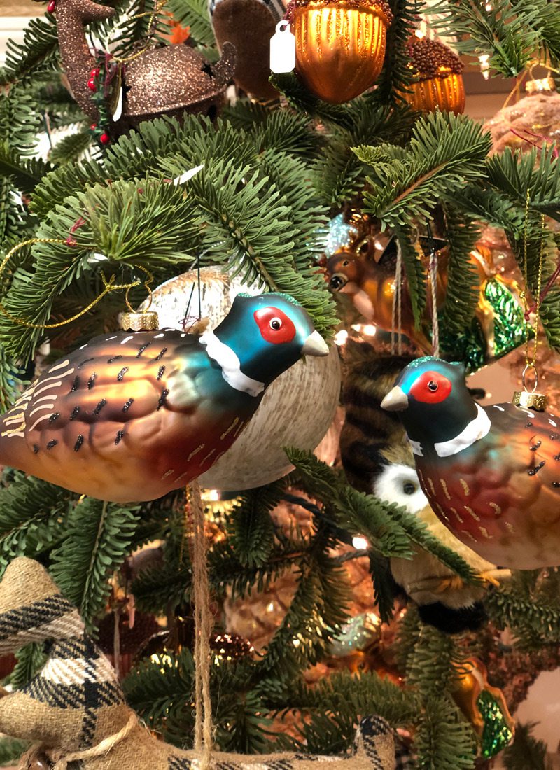 Bird tree ornaments