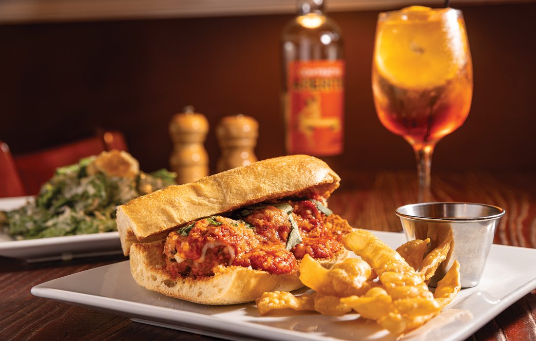 Food from Bruno's Italian