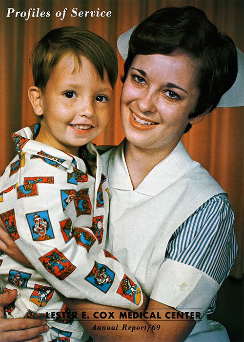 CoxHealth CEO Steve Edwards as a child