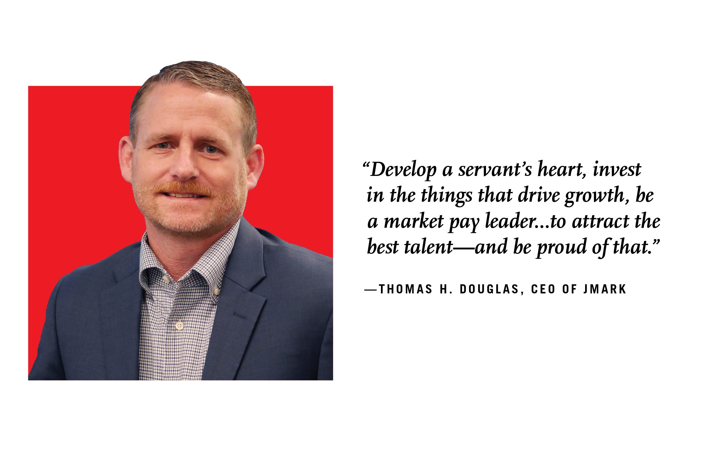 Tom Douglas, CEO of JMARK