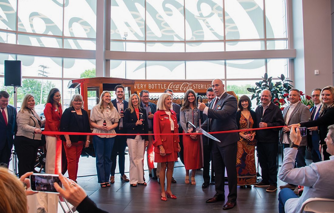 Opening of new Coca-Cola Bottling Co. HQ.