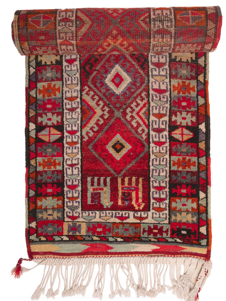 Genuine, hand-woven oriental rug from Obelisk Home