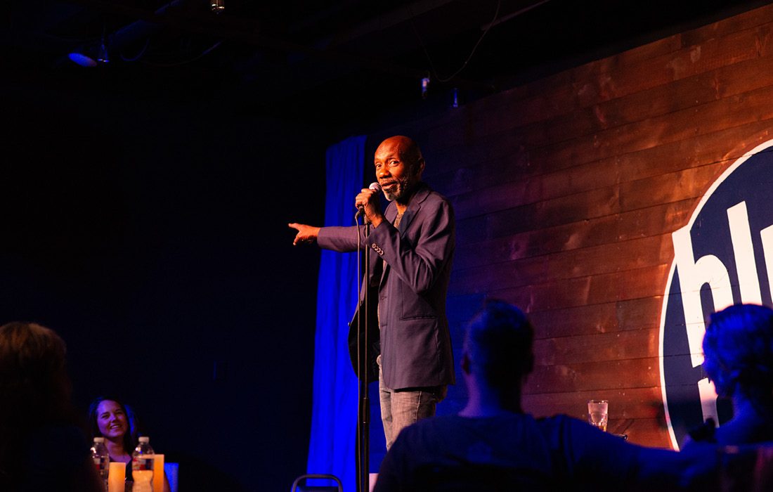 Stand-up at the Blue Room Comedy Club.
