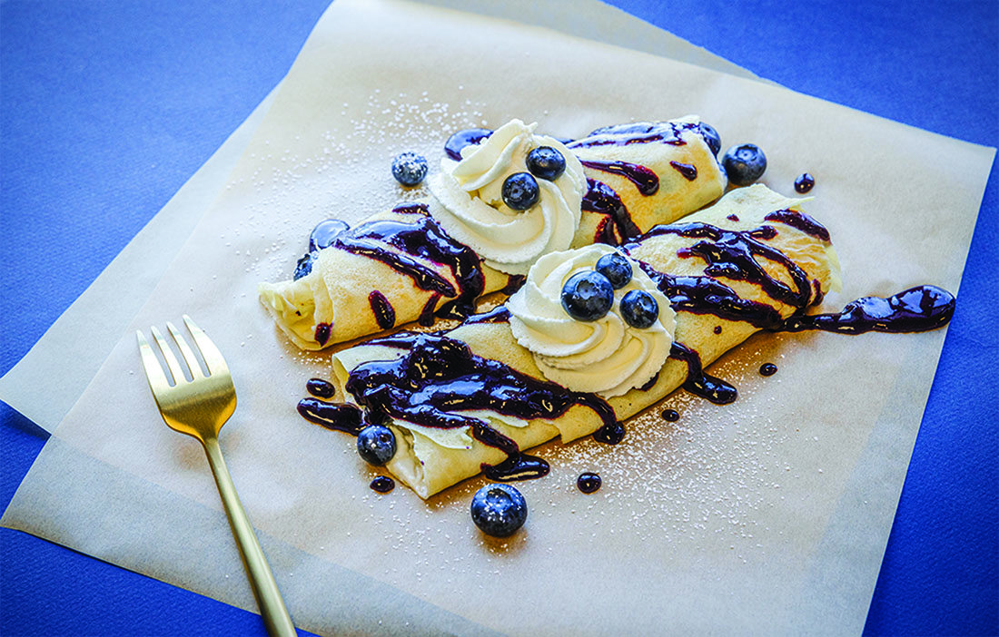 Blueberry Crepe