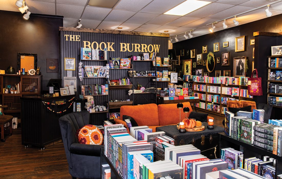 Interior of Book Burrow book store in Lebanon MO
