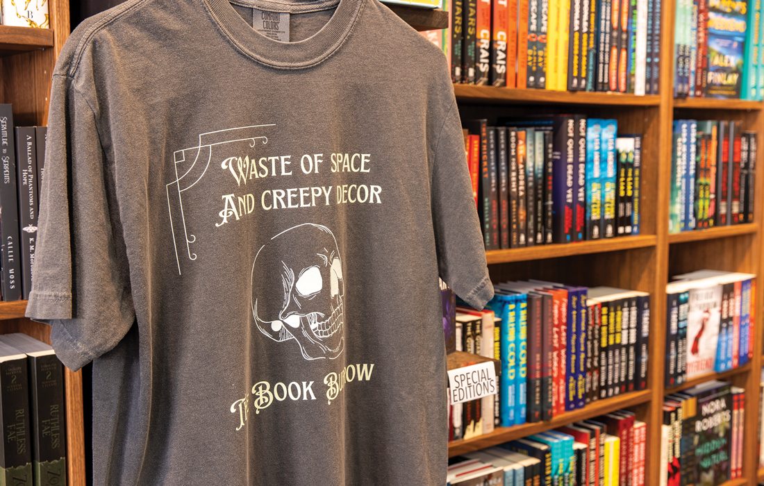 Merch from Book Burrow book store in Lebanon MO