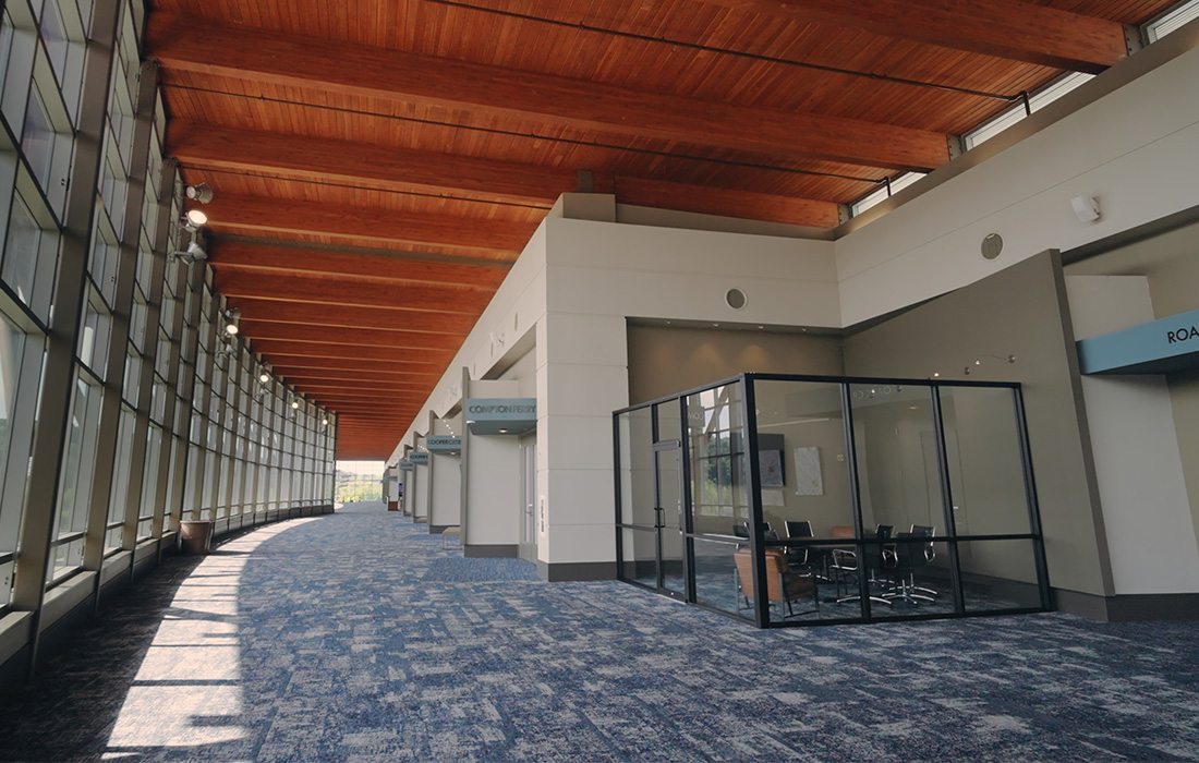 The concourse at Branson Convention Center allows people to come together to connect and celebrate.
