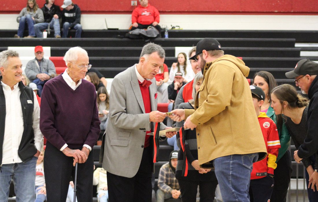 Brian Fogle inducted into the Aurora, Missouri Houn’ Dawg Hall of Fame.