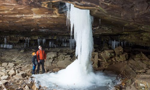 Frozen Waterfall