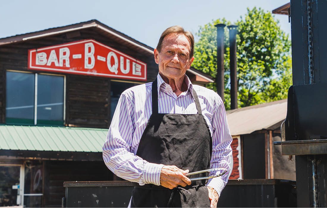 David Campbell, owner of Buckingham's BBQ in southwest Missouri
