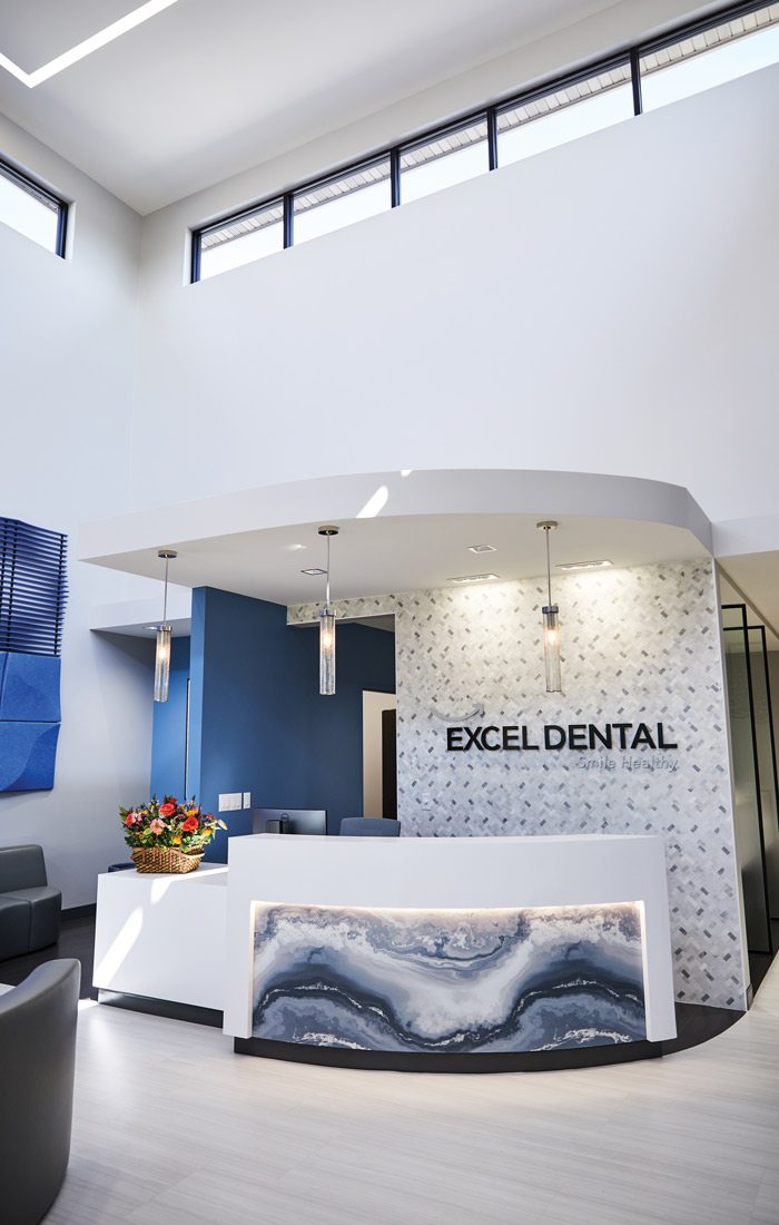 Reception at Excel Dental