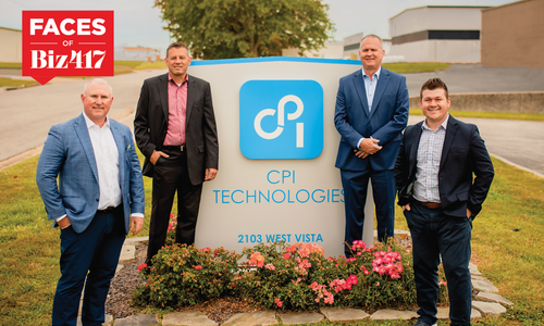 Erik Crane, Rob Kassing, Greg Gurke and Josh Glove of CPI Technologies