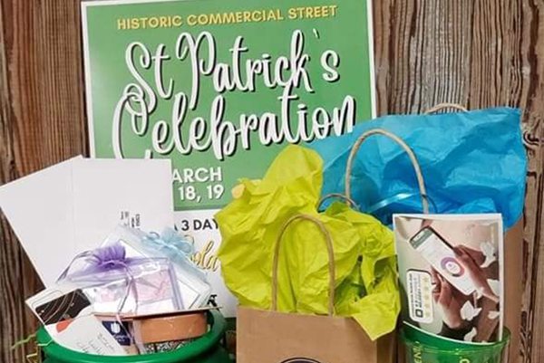 Prizes at St. Patrick's Day C-Street Celebration