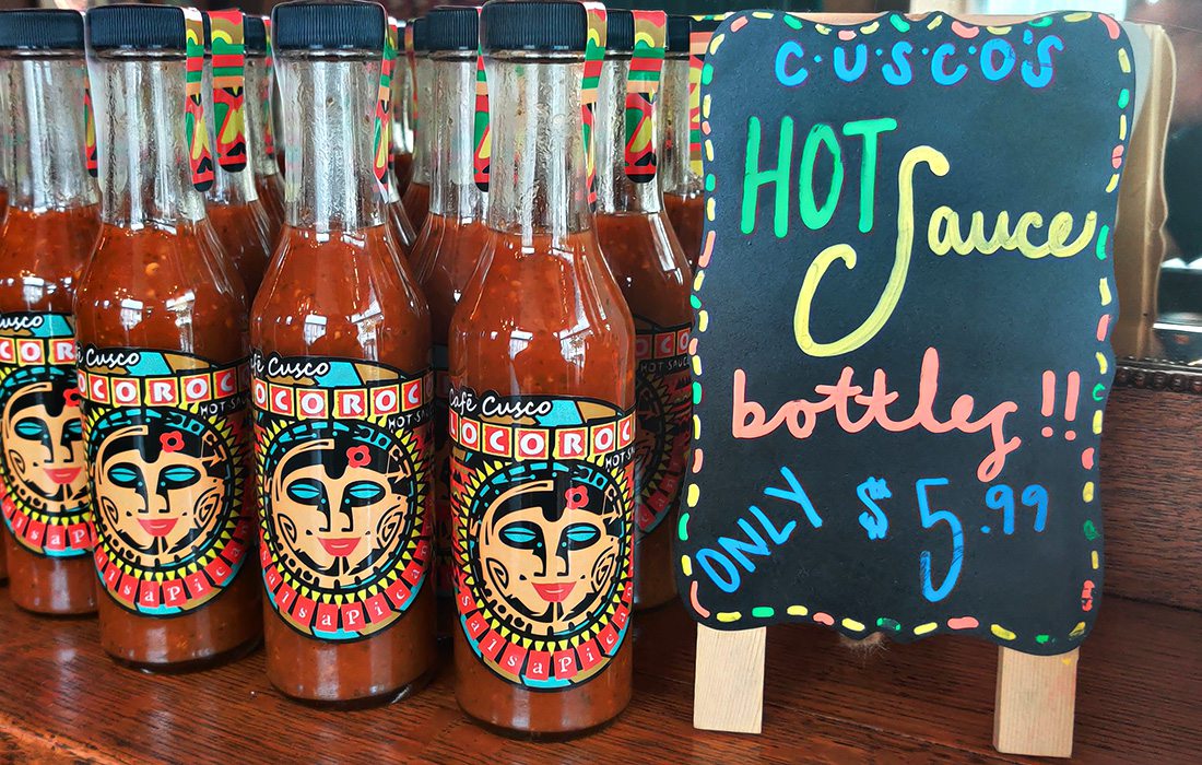 Loco Roco Hot Sauce at Cafe Cusco in Springfield MO