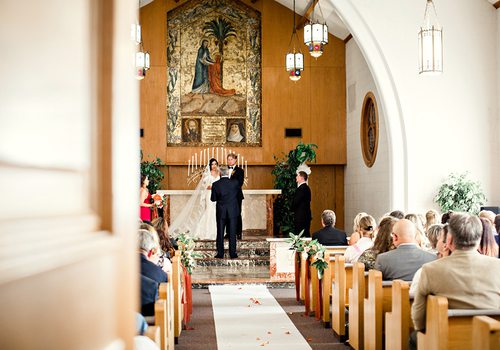 Caleb Mabe and Sophia Smith on their wedding day