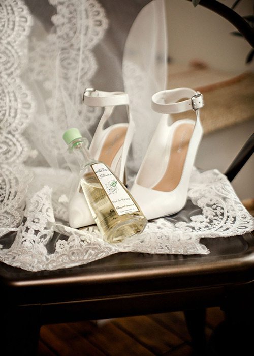 Sophia Smith's wedding heels