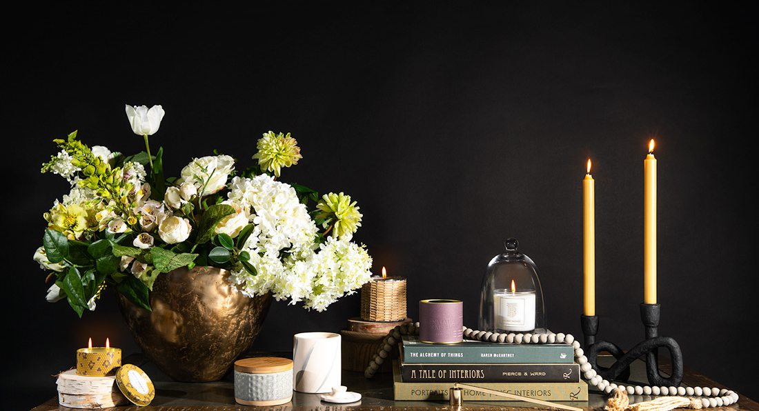 Git Lit with a Selection of Candles from Springfield Stores