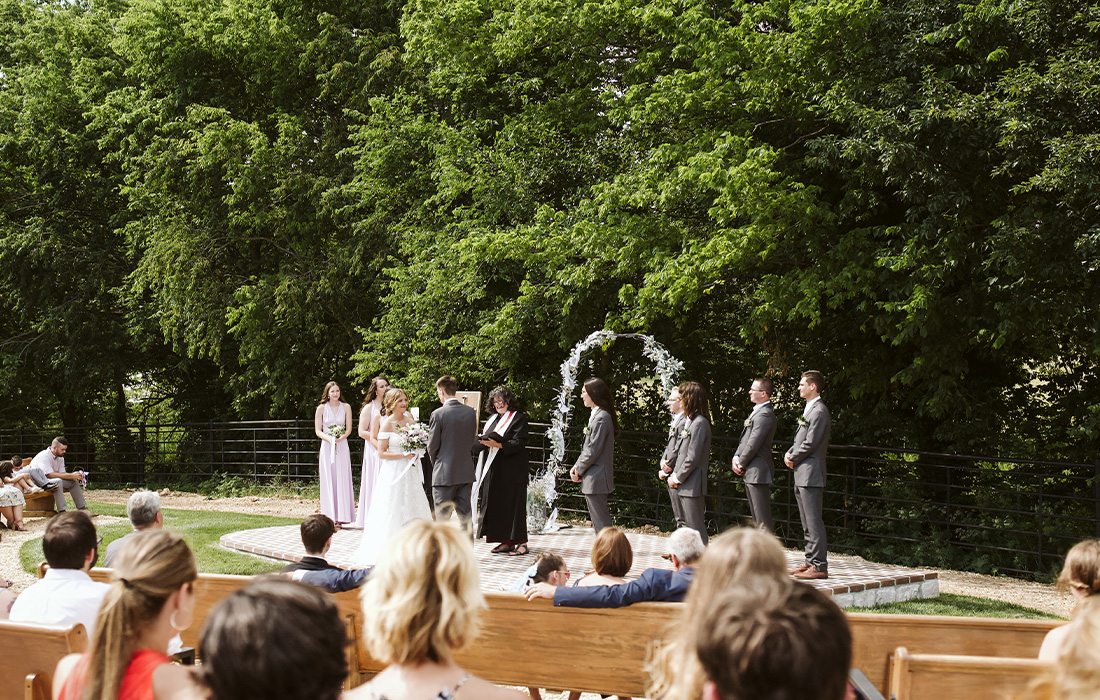 Cassidy Station offers a beautiful backdrop for your wedding.