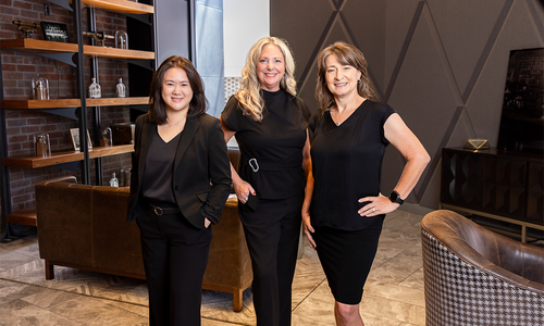 Joyce Wong-Hsu, Christine White and Kara Turner of Central Bank.