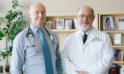 Dr. Leo Shunyakov and Dr. Garry Brown of Central Care Cancer Center