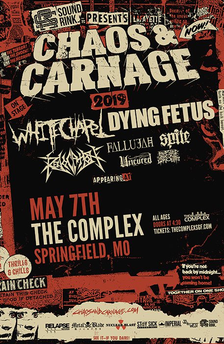 Chaos and Carnage Tour 2019 at the Complex