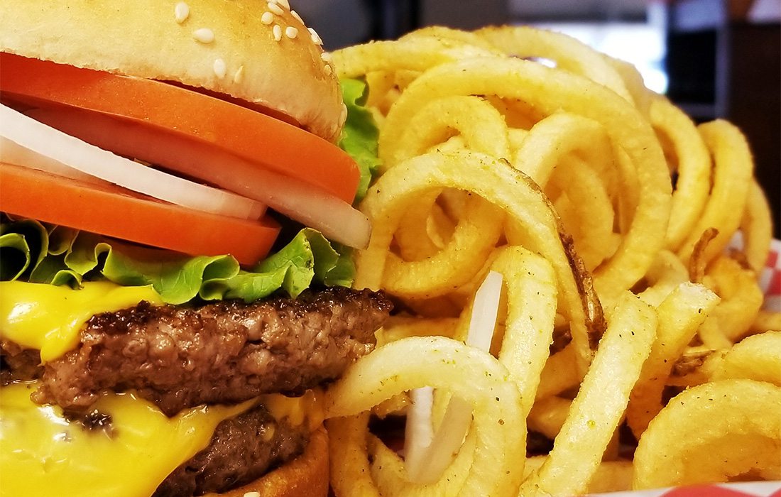 Cheeseburger and French Fries